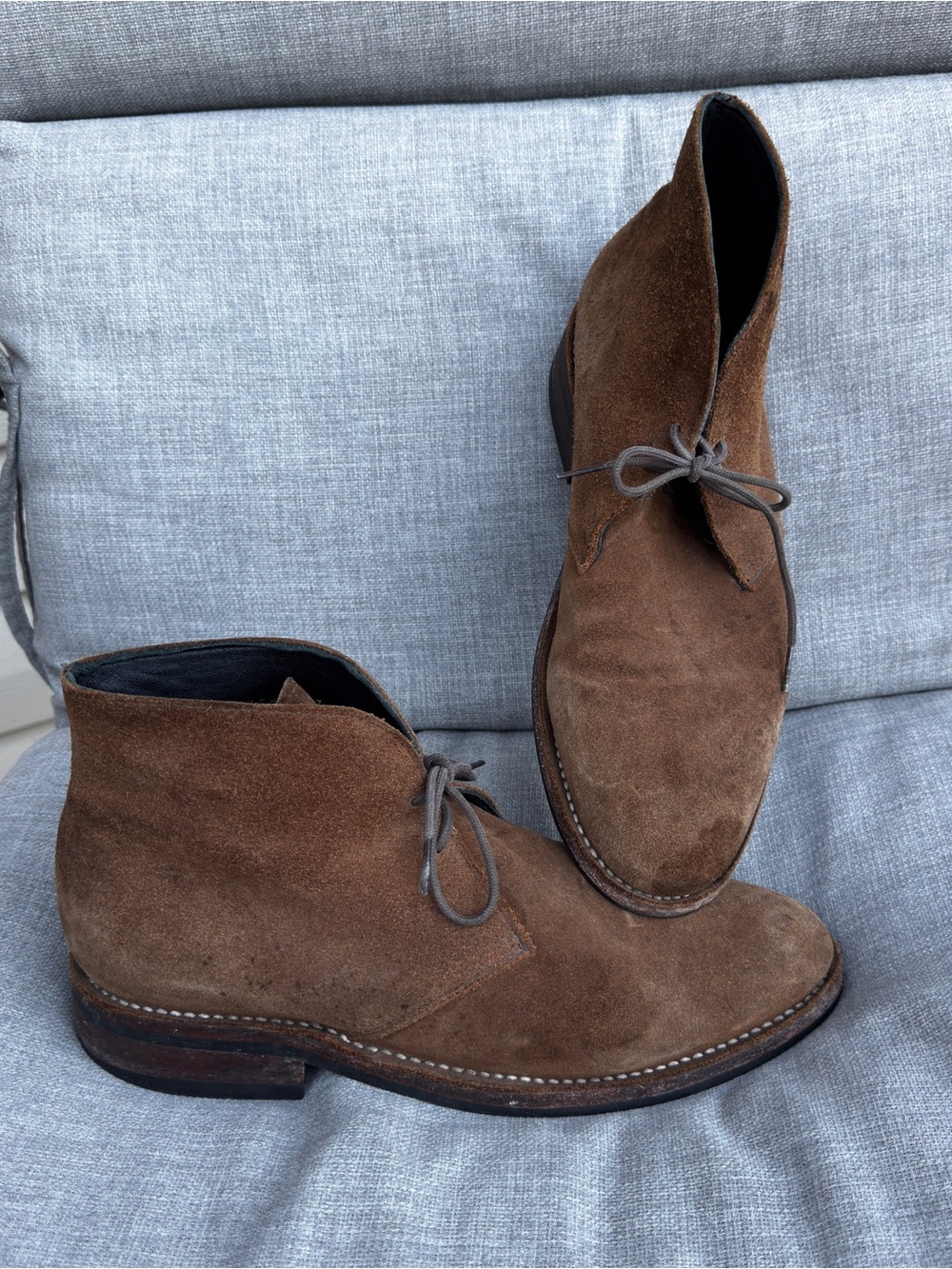 Thursday Boot Co Scout Suede Chukka Boots Cognac Brown Mens Size 8